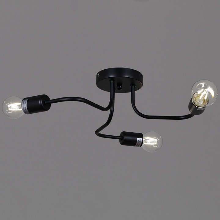 Люстра потолочная De City 01728-0.3-03 BK