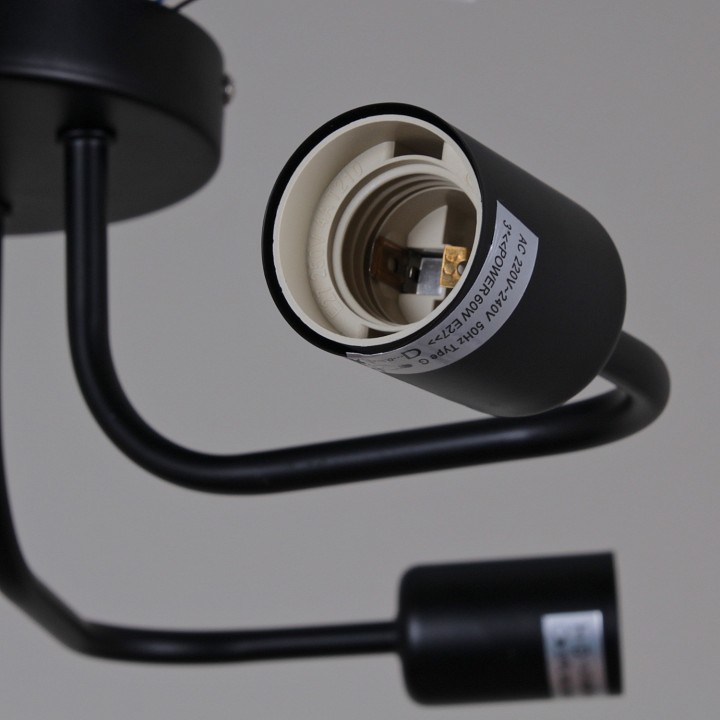 Люстра потолочная De City 01728-0.3-03 BK