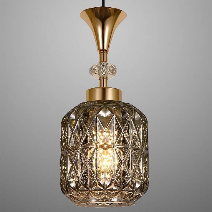 Подвесная люстра Reluce 02003-0.9-09 SMOKE