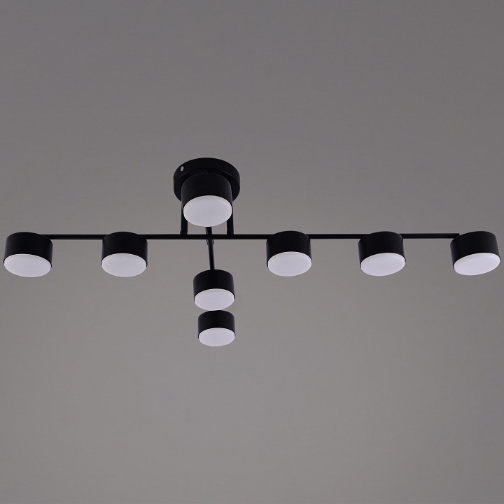 Люстра на штанге De Markt 03725-0.3-08 8 ламп черный GX53 03725-0.3-08 BK GX53