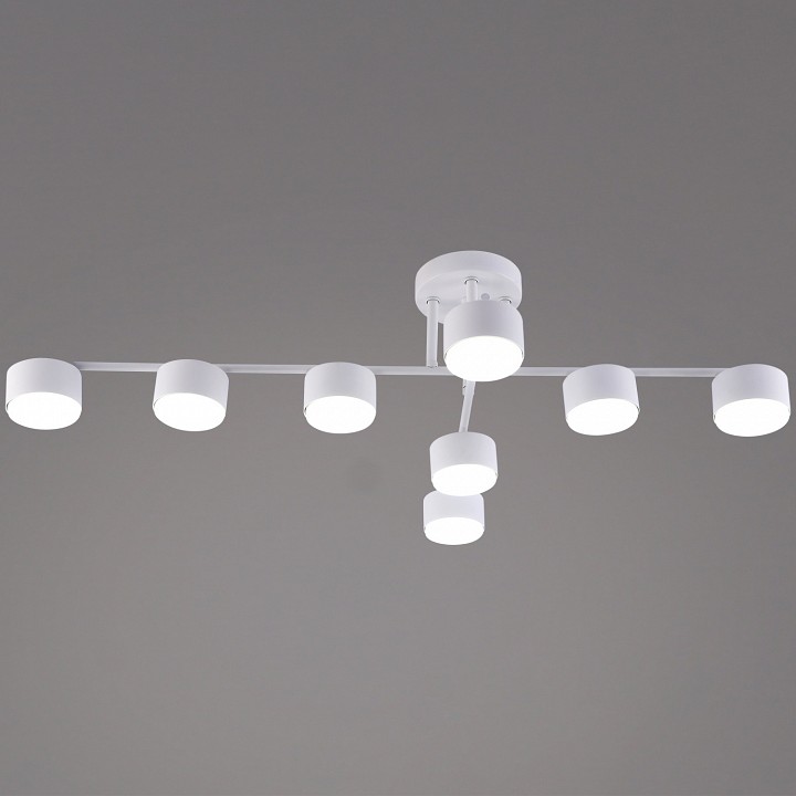 Люстра на штанге De Markt 03725-0.3-08 8 ламп белый GX53 03725-0.3-08 WT GX53