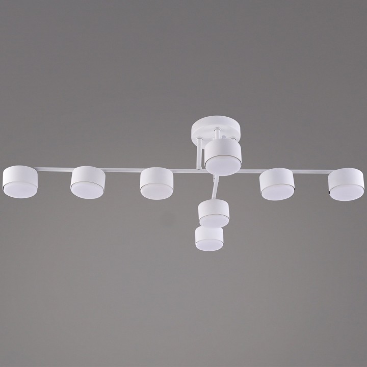 Люстра на штанге De Markt 03725-0.3-08 8 ламп белый GX53 03725-0.3-08 WT GX53
