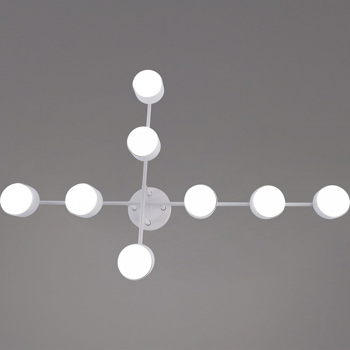 Люстра на штанге De Markt 03725-0.3-08 8 ламп белый GX53 03725-0.3-08 WT GX53