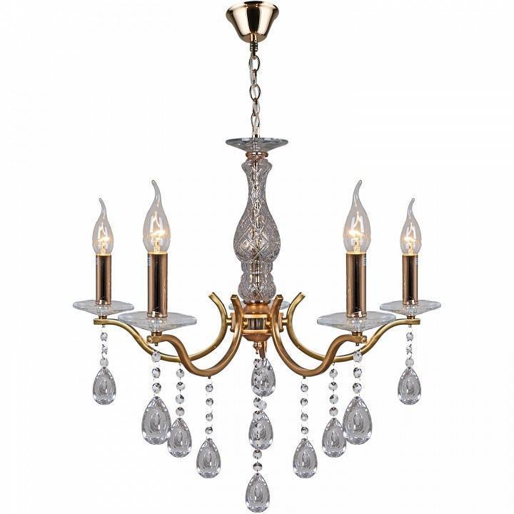 Подвесная люстра Reluce 03813 5 ламп GD+FGD 03813-0.4-05 GD+FGD