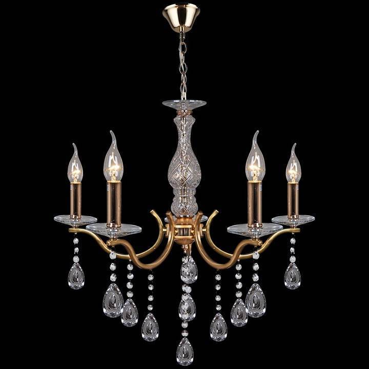 Подвесная люстра Reluce 03813 5 ламп GD+FGD 03813-0.4-05 GD+FGD