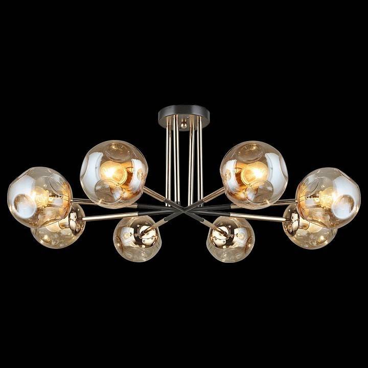 Потолочная люстра Reluce 05014 8 ламп Coffee Gold 05014-0.3-08 COFFEE+FGD