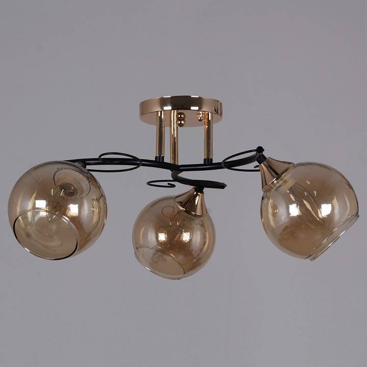 Люстра на штанге Reluce 06073 3 лампы 06073-0.3-03 FG+BK