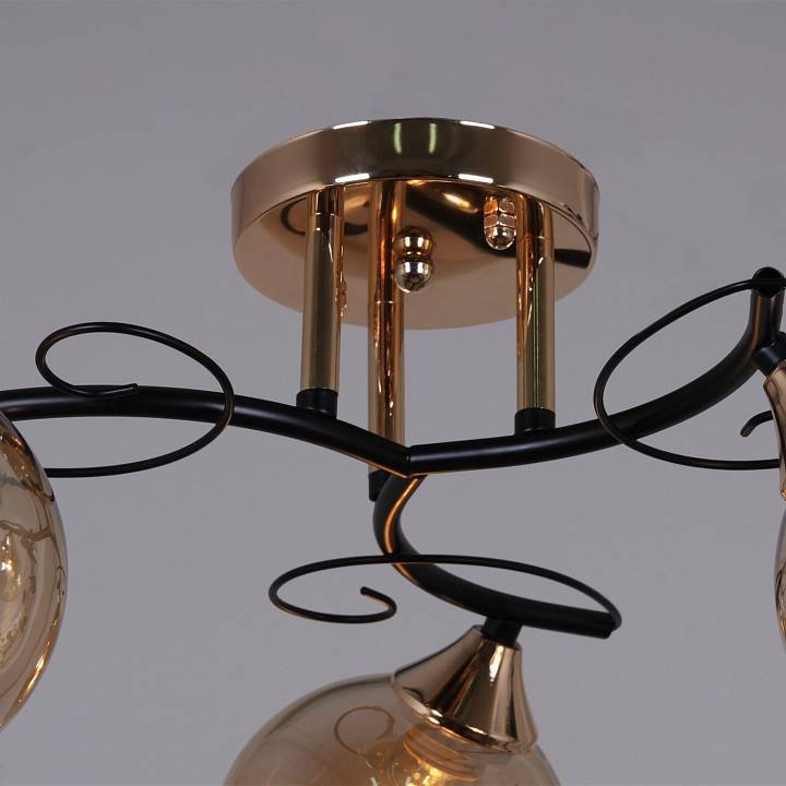 Люстра на штанге Reluce 06073 3 лампы 06073-0.3-03 FG+BK