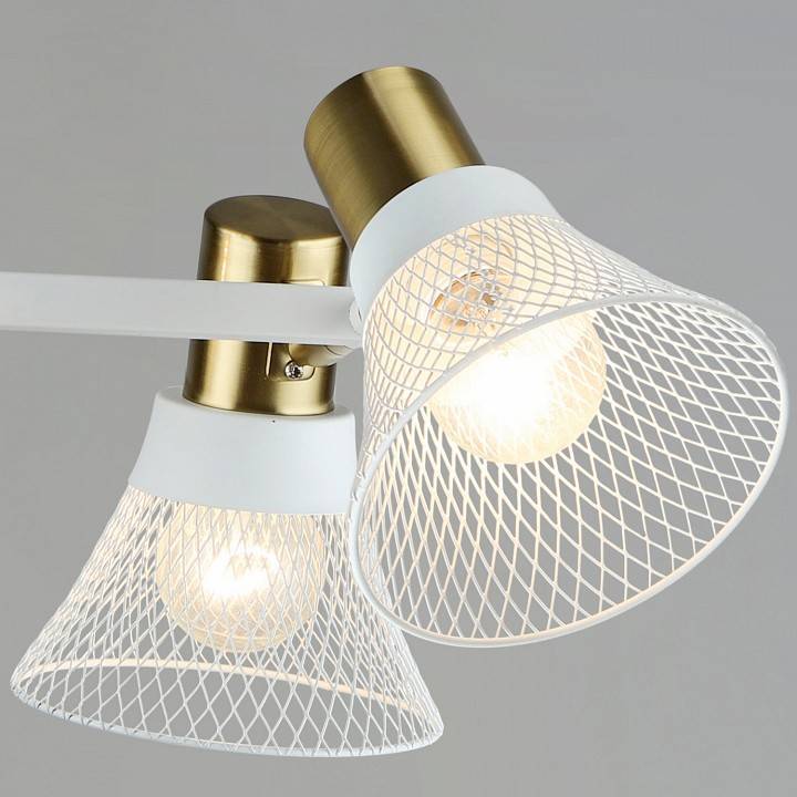 Спот De Markt Ракурс 4хGU10 белый медь 06245-0.3-04 WT+COP