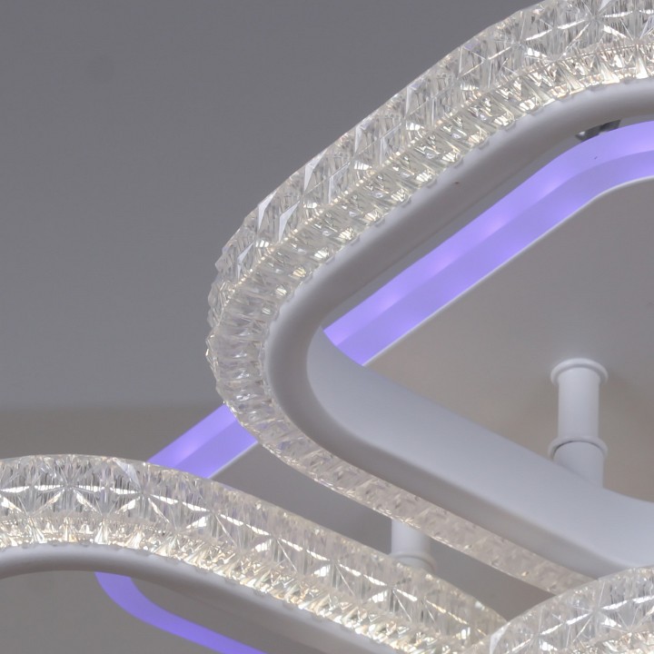 Потолочная люстра 06335-0.3-4+1A WH (RGB)