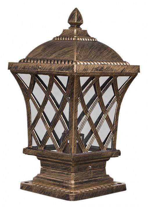 Уличный светильник Elektrostandard 09017-0.6-001S BKG черный с золотом 09017-0.6-001S BKG