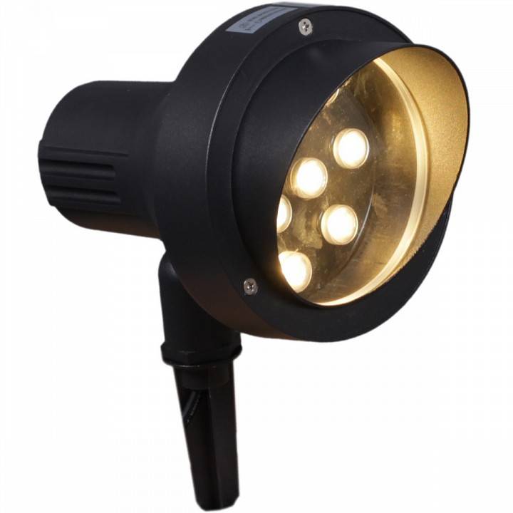 Наземный низкий светильник Reluce  09401-0.7-001U LED9W BK+WW