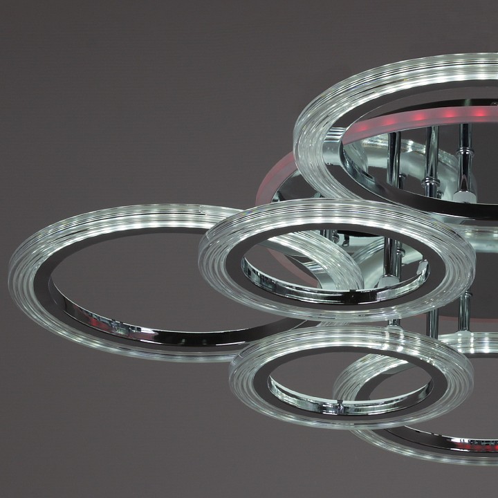 Люстра потолочная De Markt 09812-3.3-4+4D CR (RGB)