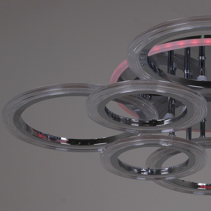 Люстра потолочная De Markt 09812-3.3-4+4D CR (RGB)