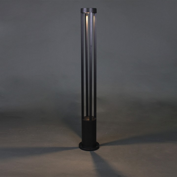 Наземный высокий светильник  09958-0.7-001JH 1,0M LED7W BK RLOS