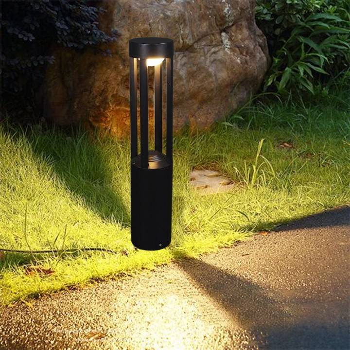 Наземный высокий светильник 09958-0.7-001U 0,6M LED12W BK