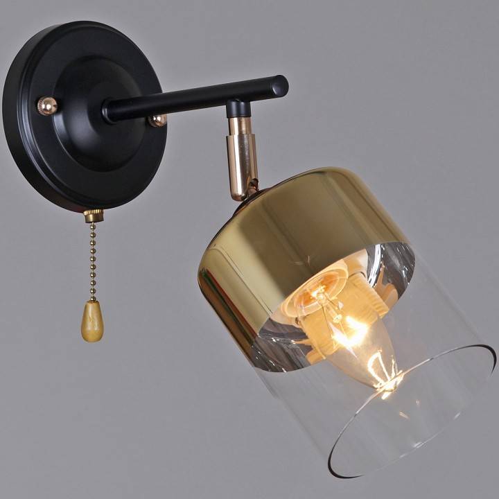 Бра Reluce 11555 BK+FGD 11555-0.2-01 BK+FGD