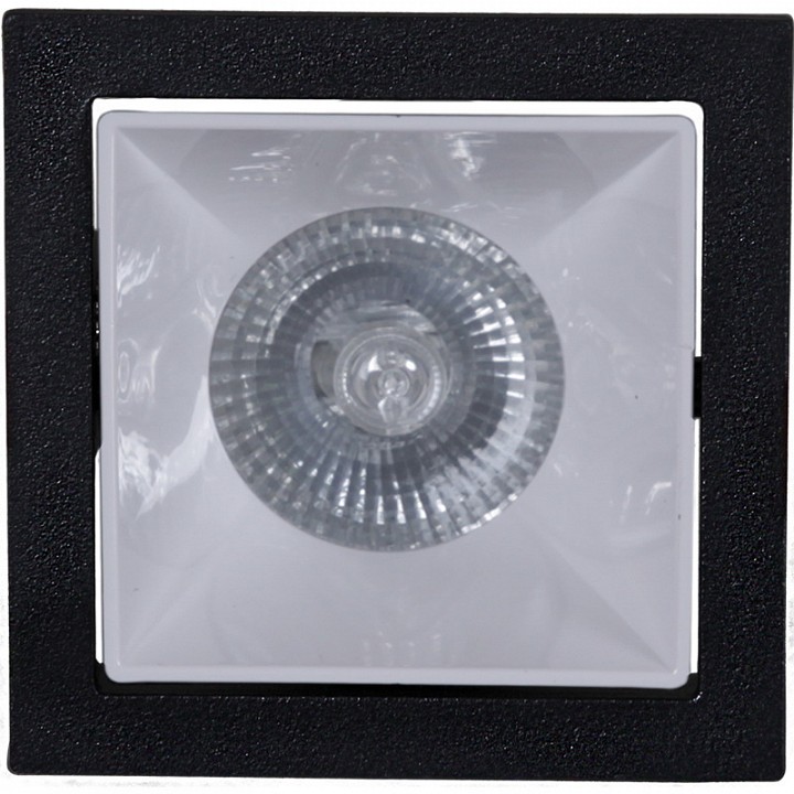 Встраиваемый светильник  16086-9.0-001PT MR16 BK+WT