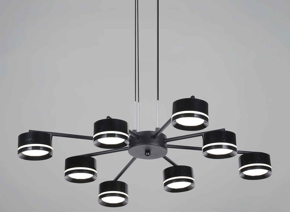 Подвесная люстра  19490-0.4-4+4 Black