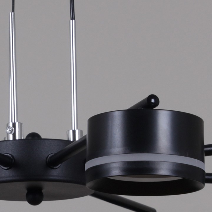 Подвесная люстра  19490-0.4-4+4 Black