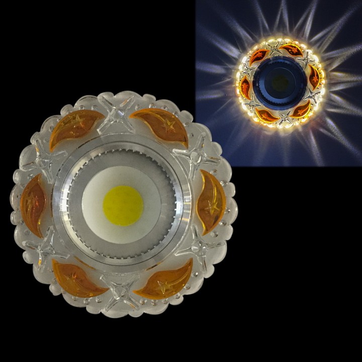 Встраиваемый светильник  42226-9.0-001PL MR16+LED3W CL/BN