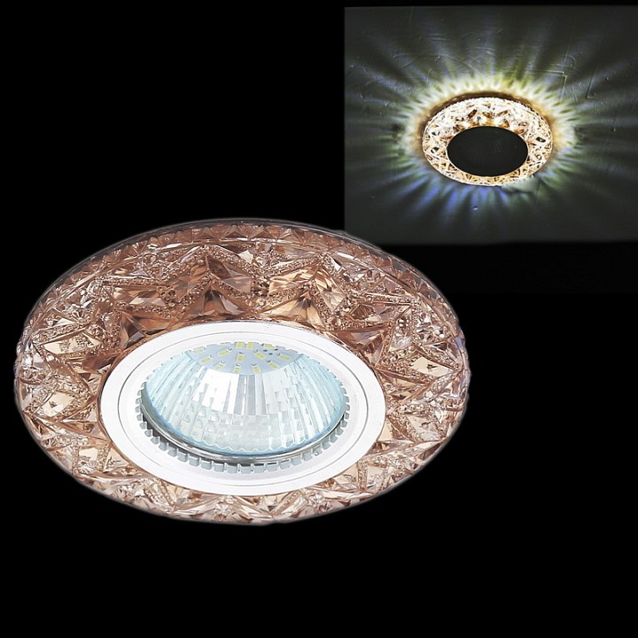 Встраиваемый светильник  51607-9.0-001MN MR16+LED3W TEA