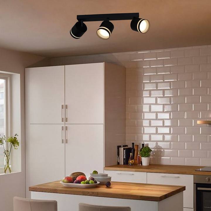 Спот Reluce 3хGX53 черный 53001-9.5-003IL