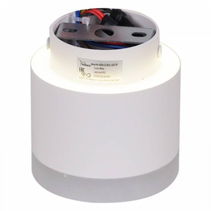 Накладной светильник Reluce Technical 53004 53004-9.5-001IL GX53+LED3W WT