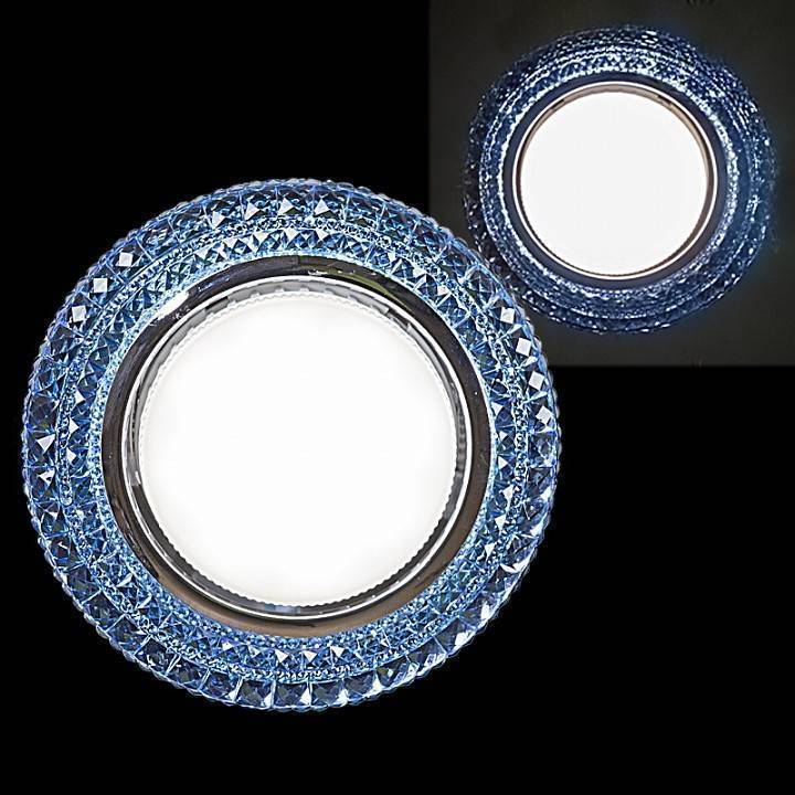 Встраиваемый светильник Reluce GX53+LED 4 Вт голубой 53201-9.0-001LF