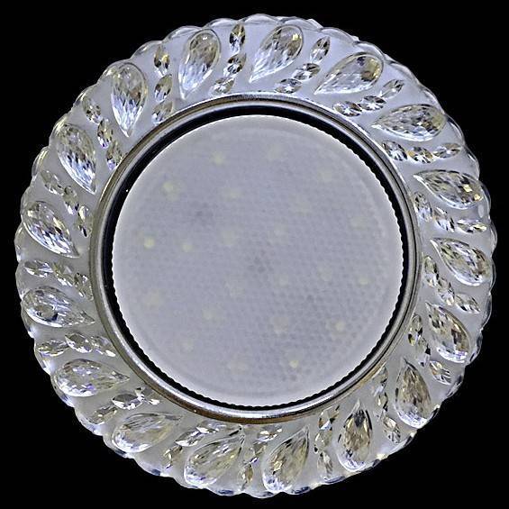 Встраиваемый светильник Reluce 53412 GX53 + LED 4 Вт прозрачный 53412-9.0-001PL
