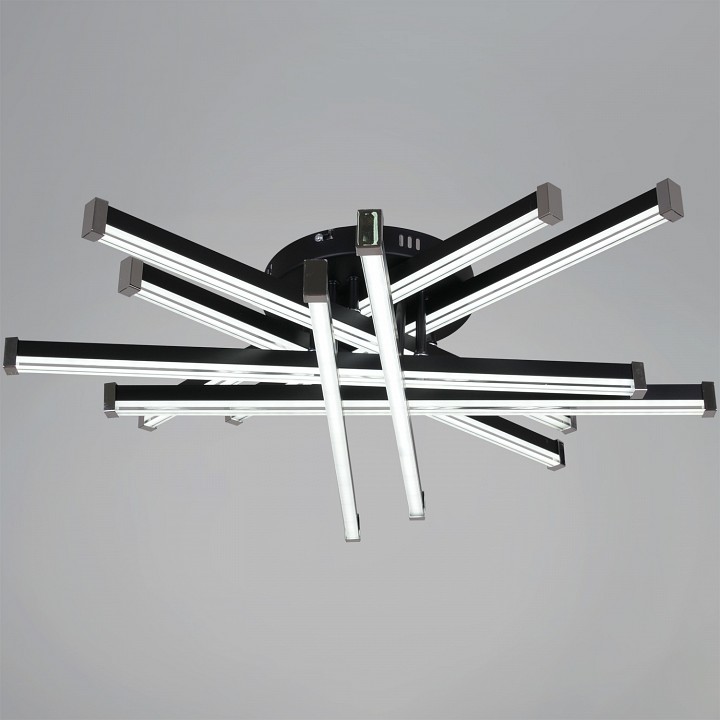 Люстра на штанге светодиодная Reluce 63090-0.3-08 BK