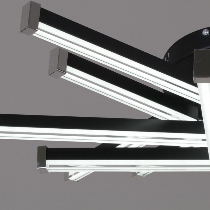 Люстра на штанге светодиодная Reluce 63090-0.3-08 BK