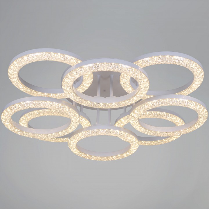 Люстра на штанге  67120-0.3-4+4C WH