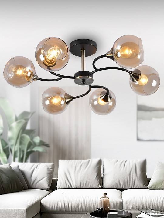 Люстра на штанге Rivoli Lore 6хE14 40 Вт Б0051981