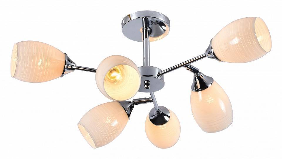 Люстра на штанге Rivoli Sibylle 6хE27 60 Вт Б0051985