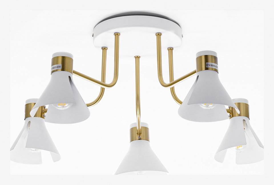 Потолочная люстра Rivoli Maira 5хE14 40 Вт Б0054697