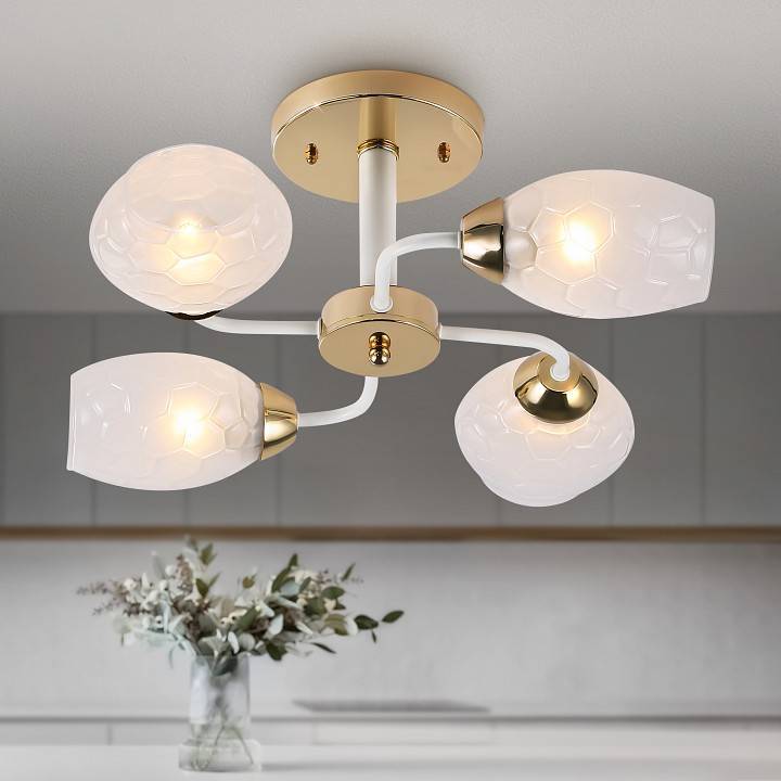 Люстра на штанге Rivoli Sabre 4хE14 40 Вт Б0054861