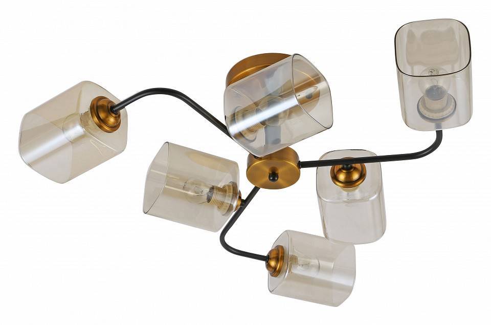 Люстра на штанге Rivoli Merula 6хE27 40 Вт Б0054880