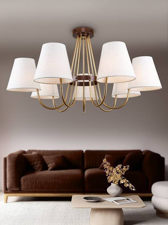 Люстра на штанге Rivoli Bridget 8xE14 Б0055500