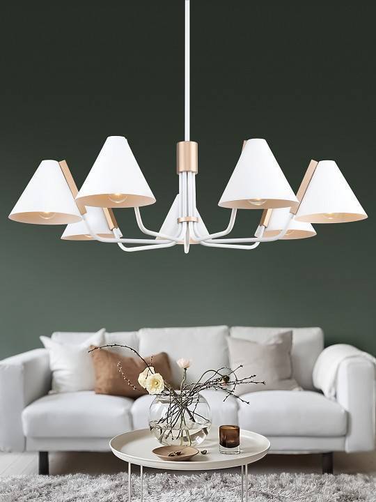 Люстра на штанге Rivoli Beverly 8xE14 Б0055501