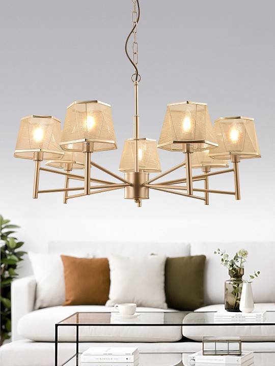 Подвесная люстра Rivoli Edna 8хE14 40 Вт Б0055622