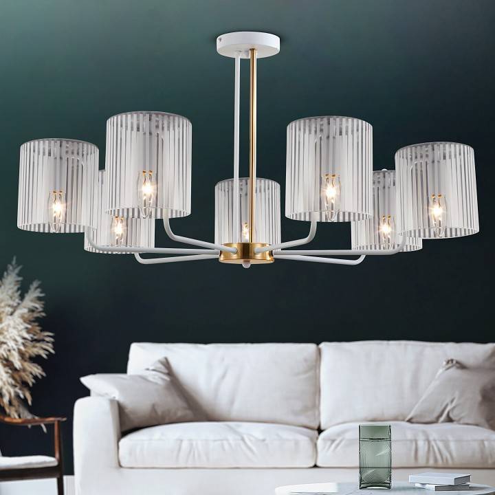 Люстра на штанге Rivoli Evonne 7xE14 40 Вт Б0055643