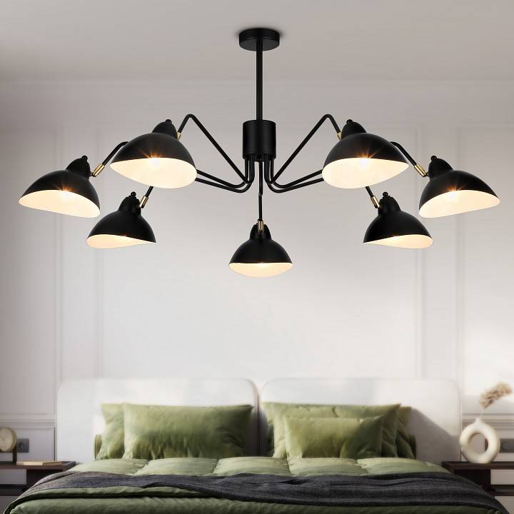 Люстра на штанге Rivoli Geraldine 8xE14 40 Вт Б0055673