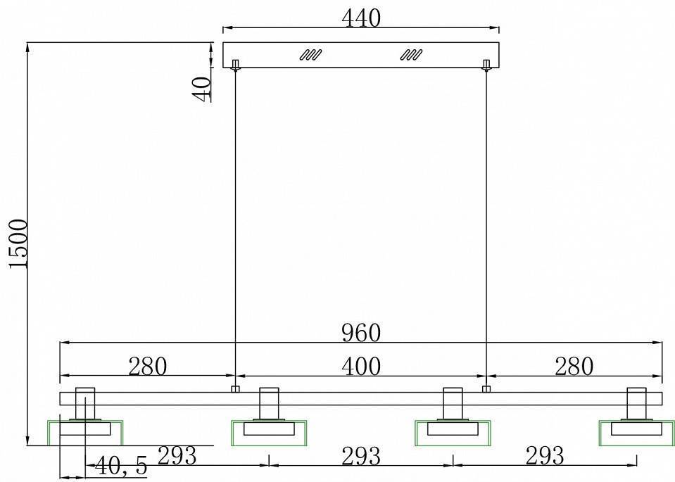 Подвесной светильник Stilfort Gloze 4009/02/04PL