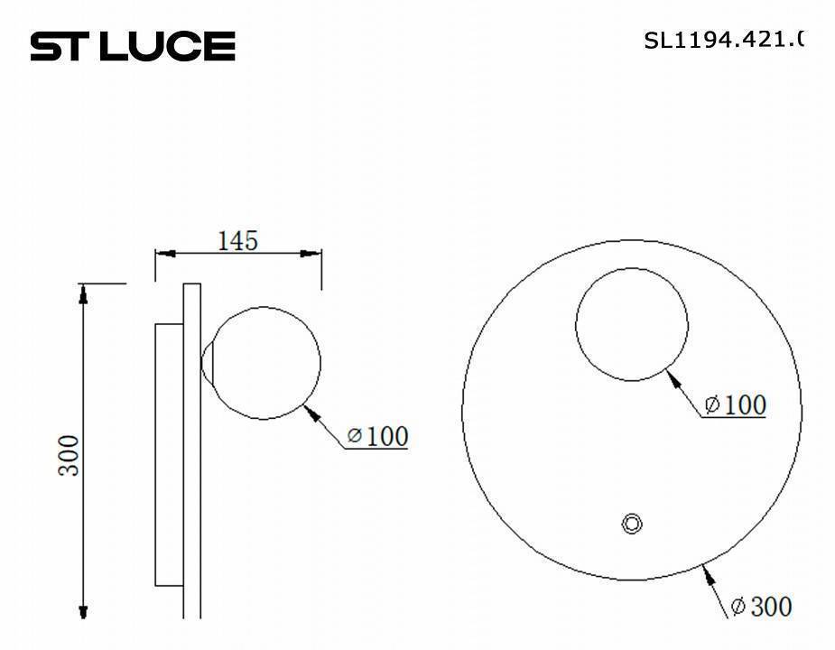 Накладной светильник ST-Luce Earthy SL1194.421.01