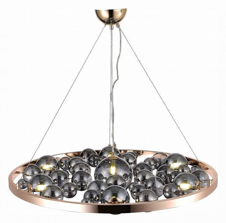 Подвесная люстра ST-Luce Olmi 7 ламп золото/белый SL1510.203.07