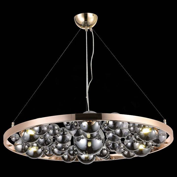 Подвесная люстра ST-Luce Olmi 7 ламп золото/белый SL1510.203.07