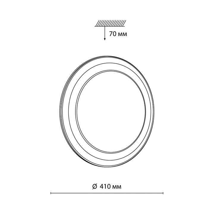 Накладной светильник Sonex SETTA 7617/DLN