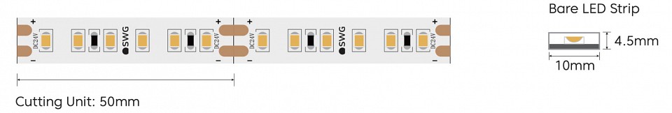 Лента светодиодная SWG SWG2120 SWG2120-24-9.6-NW-66-M