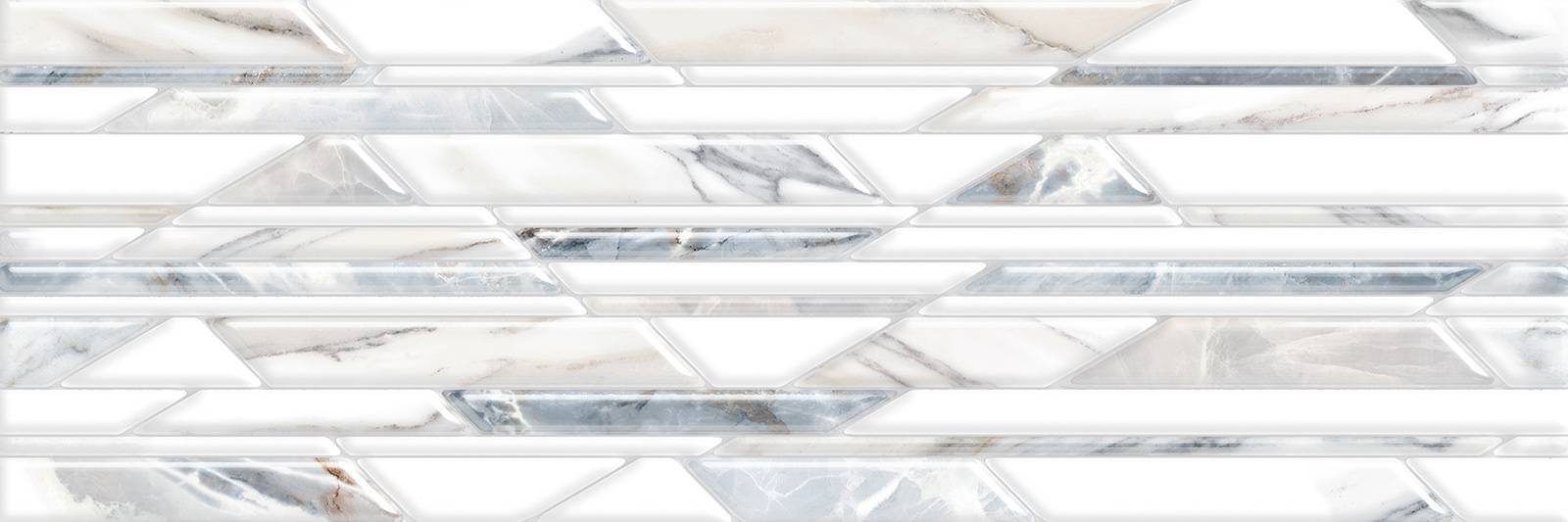 Плитка настенная ALMA Ceramica Nativa рельефная 200х600х7.5 мм TWA11NAT614